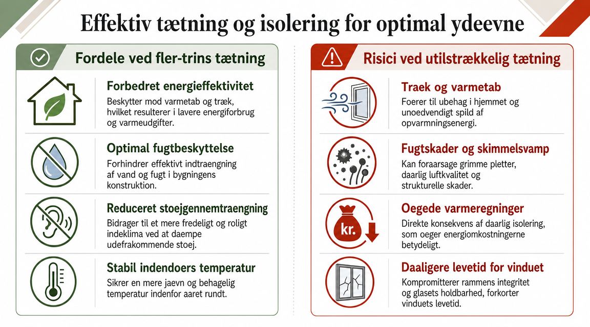 Effektiv tætning og isolering for optimal ydeevne